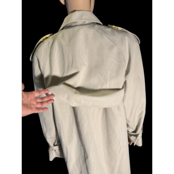 London Fog Maincoats of Weatherwear Distinction Womens 12 Pea Coat Trench VTG - Picture 15 of 16